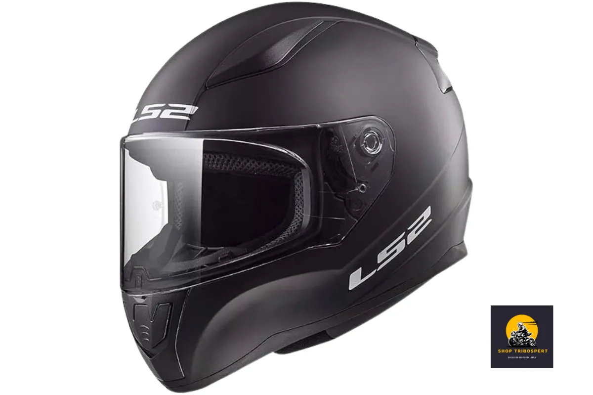 Capacete LS2 FF353 Monocolor Matte Black - Preto Fosco - 58/M