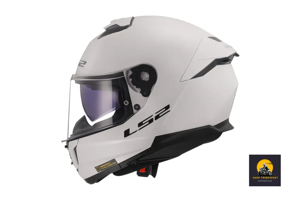 Capacete Ls2 FF808 Stream II Monocolor Branco Tamanho:60