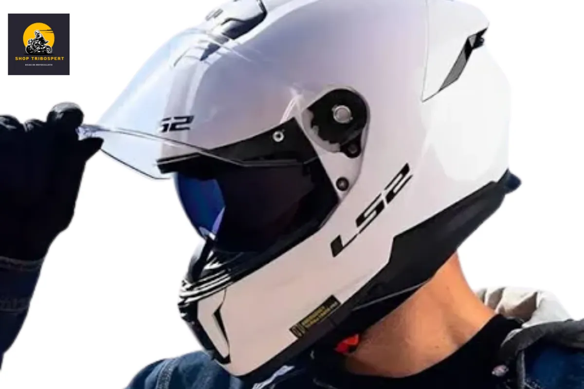 Capacete Ls2 FF808 Stream II Monocolor Branco